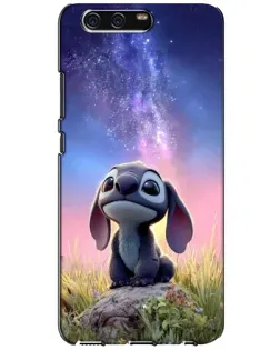 Чехол для Huawei P10 (VTR) с картинкой «Стич на рассвете»