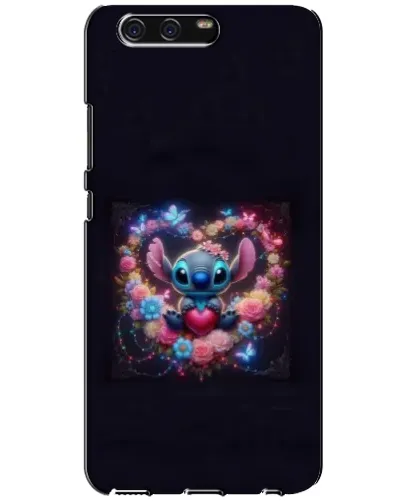 Чохол для Huawei P10 (VTR) з картинкою «Stitch у квітах»