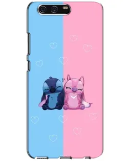 Чехол для Huawei P10 (VTR) с картинкой «Stitch и Angel Love»
