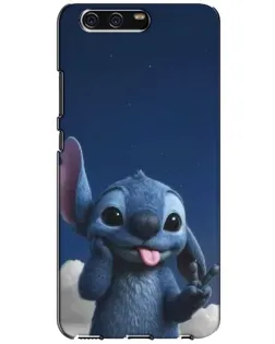 Чехол для Huawei P10 (VTR) с картинкой «Стич в облаках»