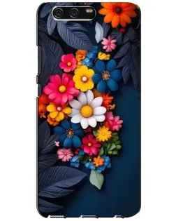 Чехол для Huawei P10 (VTR) с картинкой «Цветочная феерия»