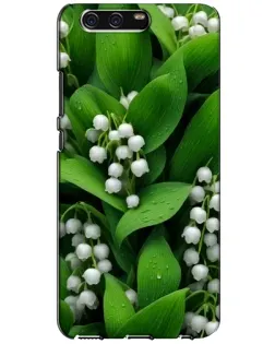 Чехол для Huawei P10 (VTR) с картинкой «Ландыши в зелени»