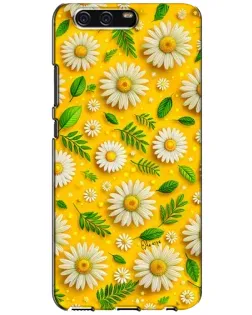 Чехол для Huawei P10 (VTR) с картинкой «Ромашковое солнце»