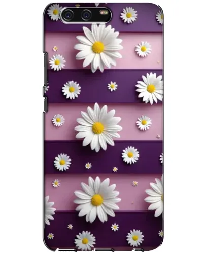 Чехол для Huawei P10 (VTR) с картинкой «Ромашки на фиолетовом» Чехол для Huawei P10 (VTR) с картинкой «Ромашки на фиолетовом»