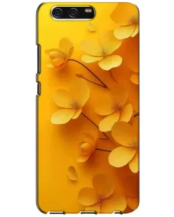 Чехол для Huawei P10 (VTR) с картинкой «Золотые лепестки»