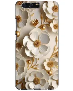 Чехол для Huawei P10 (VTR) с картинкой «Белие бумажние  цвети»