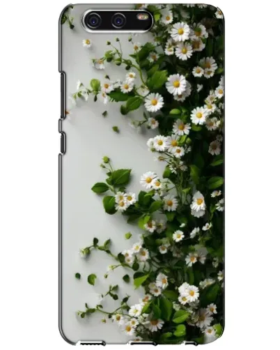 Чехол для Huawei P10 (VTR) с картинкой «Ветка мелких белых цветов» Чехол для Huawei P10 (VTR) с картинкой «Ветка мелких белых цветов»