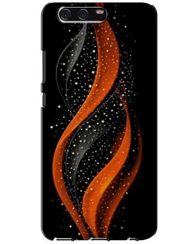 Чехол для Huawei P10 (VTR) с картинкой «Огненная звездная волна»
