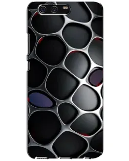 Чехол для Huawei P10 (VTR) с картинкой «Объемная темная решетка»