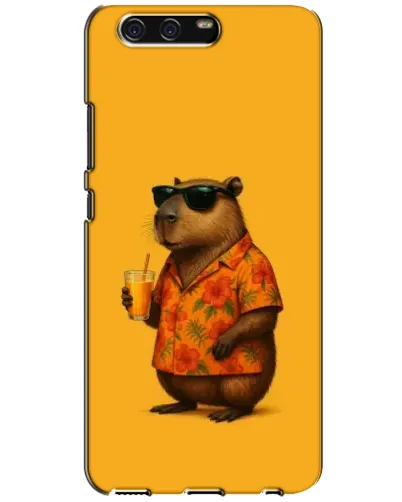 Чохол для Huawei P10 (VTR) з картинкою «Капібара на відпочинку»