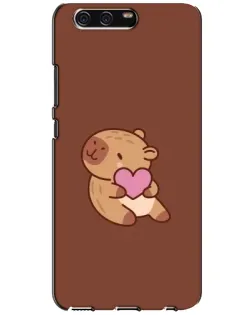 Чохол для Huawei P10 (VTR) з картинкою «Капібара з серцем» Чохол для Huawei P10 (VTR) з картинкою «Капібара з серцем»