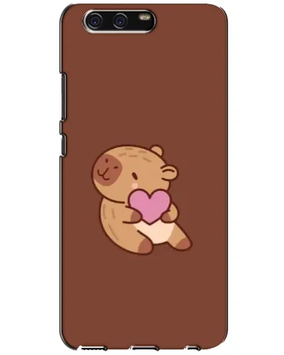 Чохол для Huawei P10 (VTR) з картинкою «Капібара з серцем»