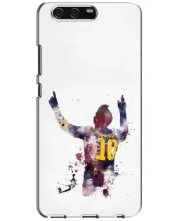Чехол для Huawei P10 (VTR) с картинкой «Акварельный Месси Барселона»