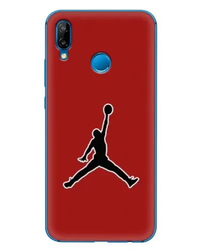 Чехол для Huawei P20 Lite (2019) с картинкой «Jordan Red Back»