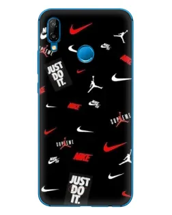 Чехол для Huawei P20 Lite (2019) с картинкой «Nike Mix Pattern»