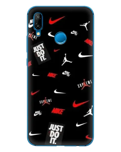 Чехол для Huawei P20 Lite (2019) с картинкой «Nike Mix Pattern»