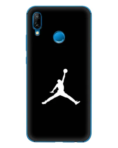 Чехол для Huawei P20 Lite (2019) с картинкой «Jordan Silhouette»
