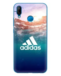 Чехол для Huawei P20 Lite (2019) с картинкой «Океанская глубина адидас»