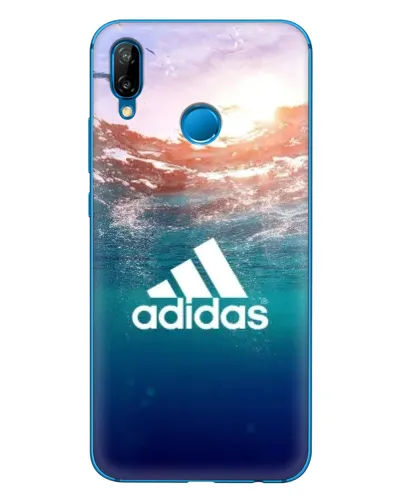 Чехол для Huawei P20 Lite (2019) с картинкой «Океанская глубина адидас» Чехол для Huawei P20 Lite (2019) с картинкой «Океанская глубина адидас»