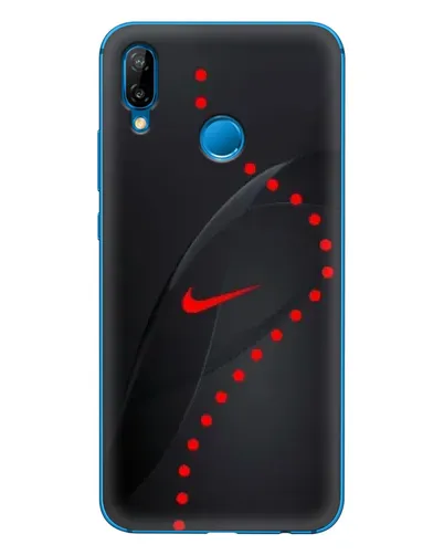Чехол для Huawei P20 Lite (2019) с картинкой «Абстрактный дизайн Nike»