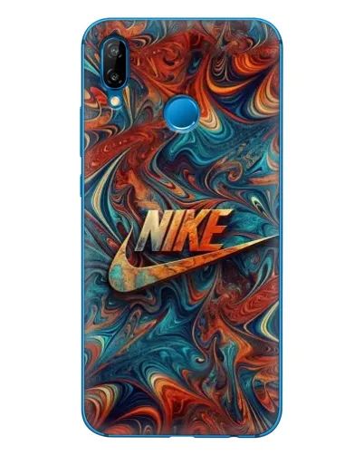 Чехол для Huawei P20 Lite (2019) с картинкой «Nike в абстракции»