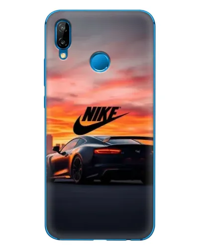 Чехол для Huawei P20 Lite (2019) с картинкой «Nike и суперкар»