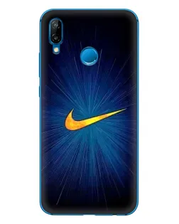 Чохол для Huawei P20 Lite (2019) з картинкою «Синій пульс Nike» Чохол для Huawei P20 Lite (2019) з картинкою «Синій пульс Nike»
