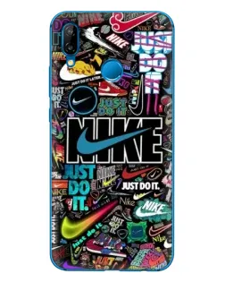 Чохол для Huawei P20 Lite (2019) з картинкою «Яскравий колаж Nike» Чохол для Huawei P20 Lite (2019) з картинкою «Яскравий колаж Nike»