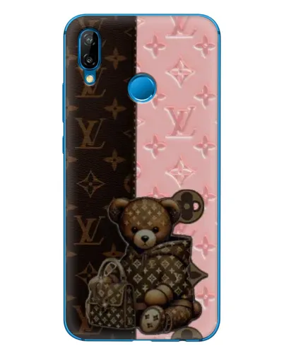 Чехол для Huawei P20 Lite (2019) с картинкой «Мишка в стиле LV» Чехол для Huawei P20 Lite (2019) с картинкой «Мишка в стиле LV»