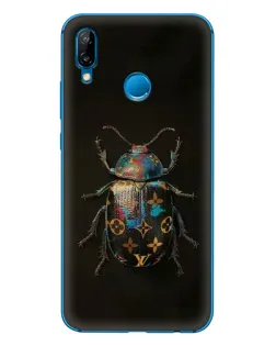Чехол для Huawei P20 Lite (2019) с картинкой «LV — мраморный принт»