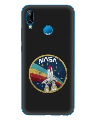 Чехол для Huawei P20 Lite (2019) с картинкой «NASA — эмблема миссии»
