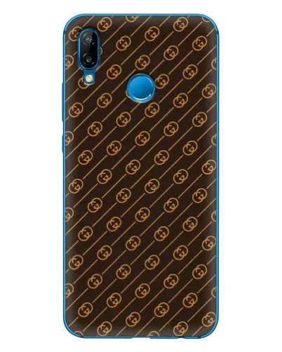 Чехол для Huawei P20 Lite (2019) с картинкой «Gucci — золотые диагонали» Чехол для Huawei P20 Lite (2019) с картинкой «Gucci — золотые диагонали»