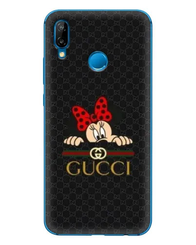 Чехол для Huawei P20 Lite (2019) с картинкой «Минни Маус Gucci — черный» Чехол для Huawei P20 Lite (2019) с картинкой «Минни Маус Gucci — черный»
