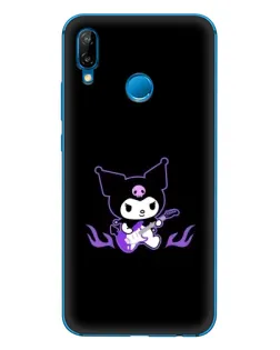 Чехол для Huawei P20 Lite (2019) с картинкой «Электрическая Kuromi»
