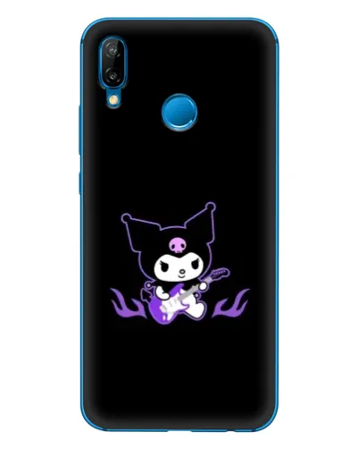 Чехол для Huawei P20 Lite (2019) с картинкой «Электрическая Kuromi»