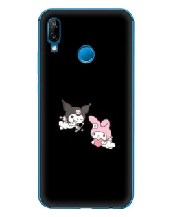 Чехол для Huawei P20 Lite (2019) с картинкой «My Melody и Kuromi»
