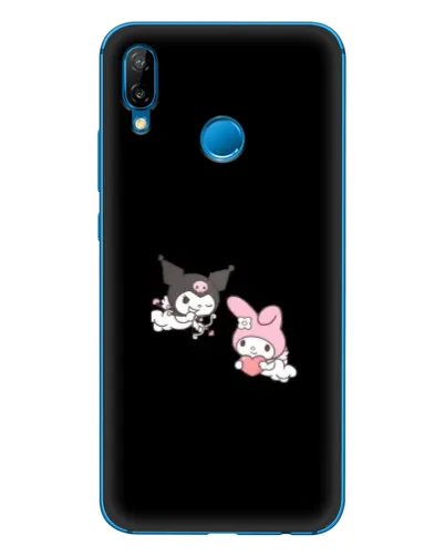 Чехол для Huawei P20 Lite (2019) с картинкой «My Melody и Kuromi»