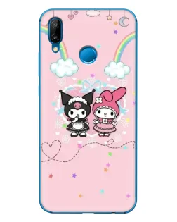 Чехол для Huawei P20 Lite (2019) с картинкой «My Melody и Kuromi»