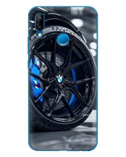 Чехол для Huawei P20 Lite (2019) с картинкой «Колесо BMW вблизи» Чехол для Huawei P20 Lite (2019) с картинкой «Колесо BMW вблизи»