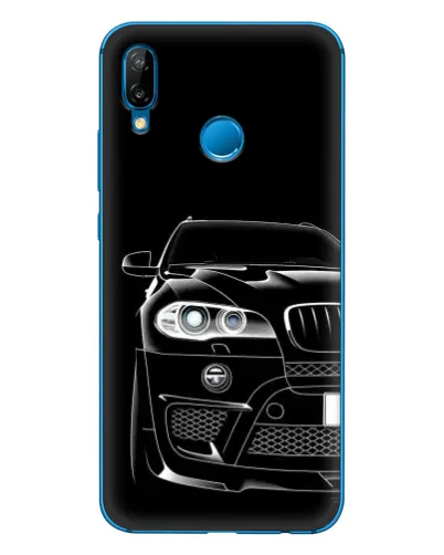 Чехол для Huawei P20 Lite (2019) с картинкой «Темный силуэт BMW» Чехол для Huawei P20 Lite (2019) с картинкой «Темный силуэт BMW»