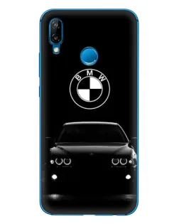Чехол для Huawei P20 Lite (2019) с картинкой «BMW — взгляд из темноты»