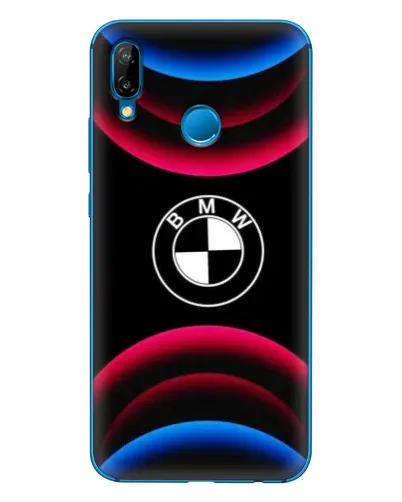 Чехол для Huawei P20 Lite (2019) с картинкой «Логотип BMW и неоновые дуги» Чехол для Huawei P20 Lite (2019) с картинкой «Логотип BMW и неоновые дуги»