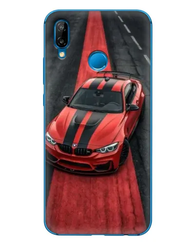 Чехол для Huawei P20 Lite (2019) с картинкой «BMW на красной дорожке» Чехол для Huawei P20 Lite (2019) с картинкой «BMW на красной дорожке»