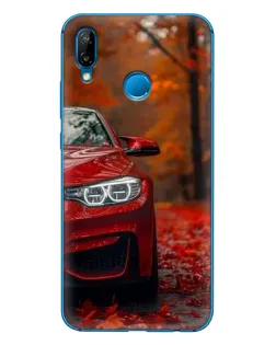 Чехол для Huawei P20 Lite (2019) с картинкой «Осенняя BMW M4»