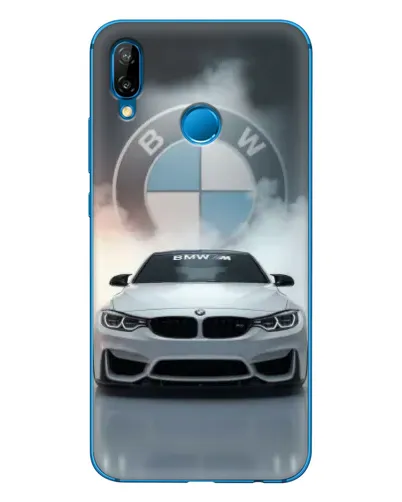 Чехол для Huawei P20 Lite (2019) с картинкой «BMW в белом дыму» Чехол для Huawei P20 Lite (2019) с картинкой «BMW в белом дыму»