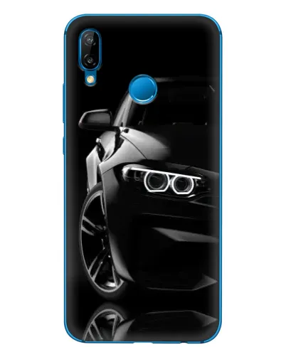 Чехол для Huawei P20 Lite (2019) с картинкой «Черная BMW — профиль» Чехол для Huawei P20 Lite (2019) с картинкой «Черная BMW — профиль»