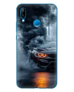 Чехол для Huawei P20 Lite (2019) с картинкой «BMW M-Power — абстракция»