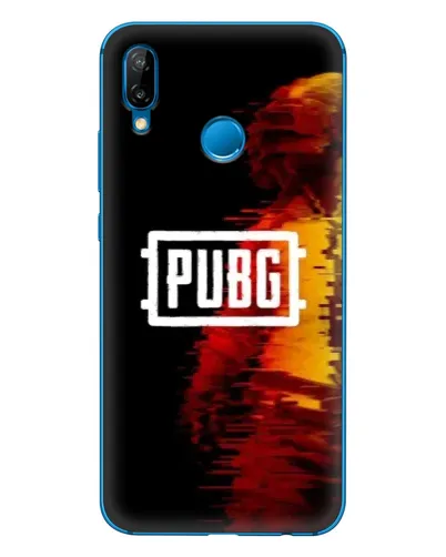 Чехол для Huawei P20 Lite (2019) с картинкой «Яркий логотип PUBG»