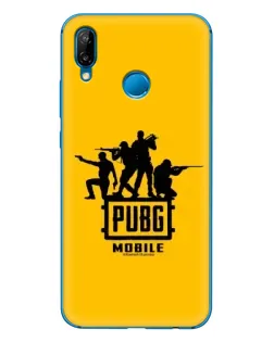Чехол для Huawei P20 Lite (2019) с картинкой «BMW M-Power — карбон»