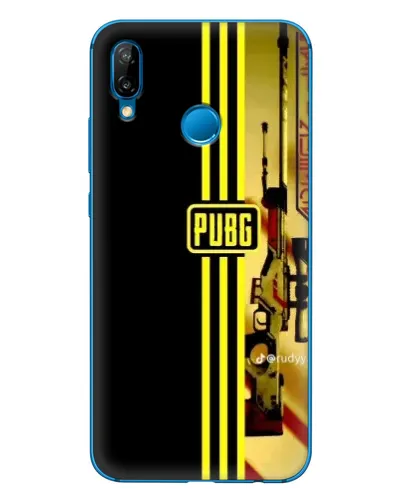 Чехол для Huawei P20 Lite (2019) с картинкой «PUBG — камуфляжный шлем»